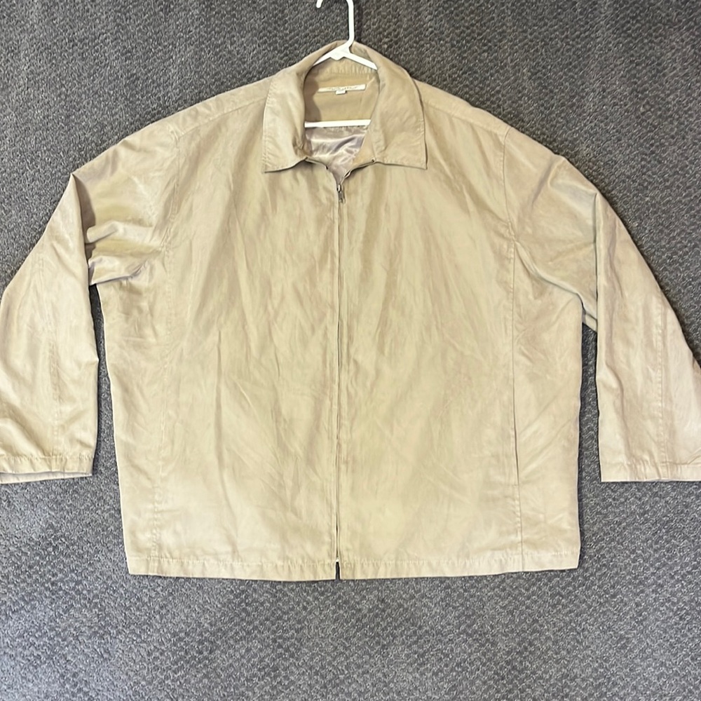 Joseph Abboud tan lightweight soft jacket 4XL